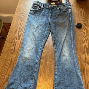 MOTHER weekender, cropped to 26 inch inseem, normally longer